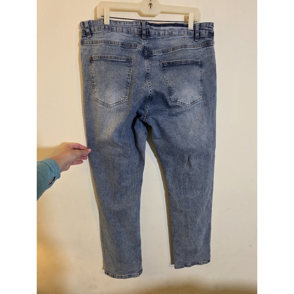 Gap Mens 36x32(Act.38x31)Cotton Stretch Original Straight Leg Denim Jeans - Picture 3 of 8
